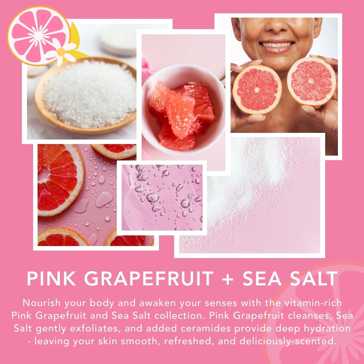 Sunday Rain Pink Grapefruit And Sea Salt Bubble Bath 450ml / 650ml