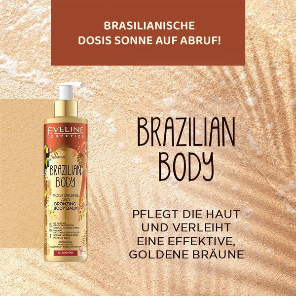 Eveline Brazilian Body Moisturizing And Bronzing Body Balm 200ml - Afro Hair Boutique