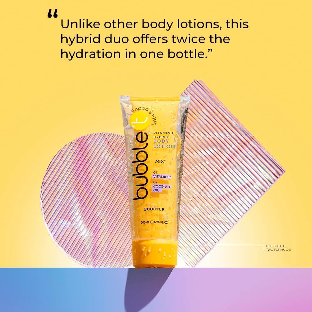 Bubble T Cosmetics Vitamin C Hybrid Booster Body Lotion 200ml