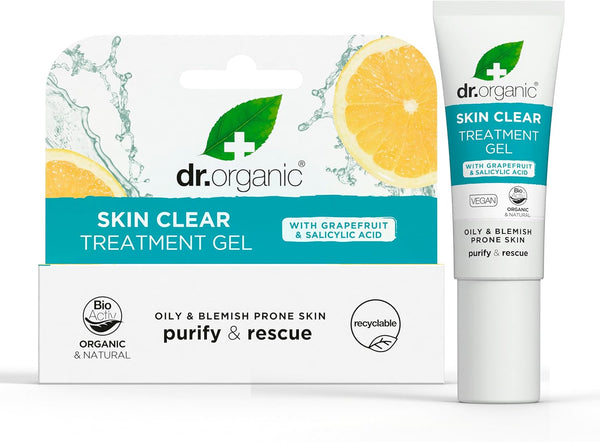 Dr Organic Skin Clear Purify And Rescue Treatment Gel 10ml - Afro Hair Boutique
