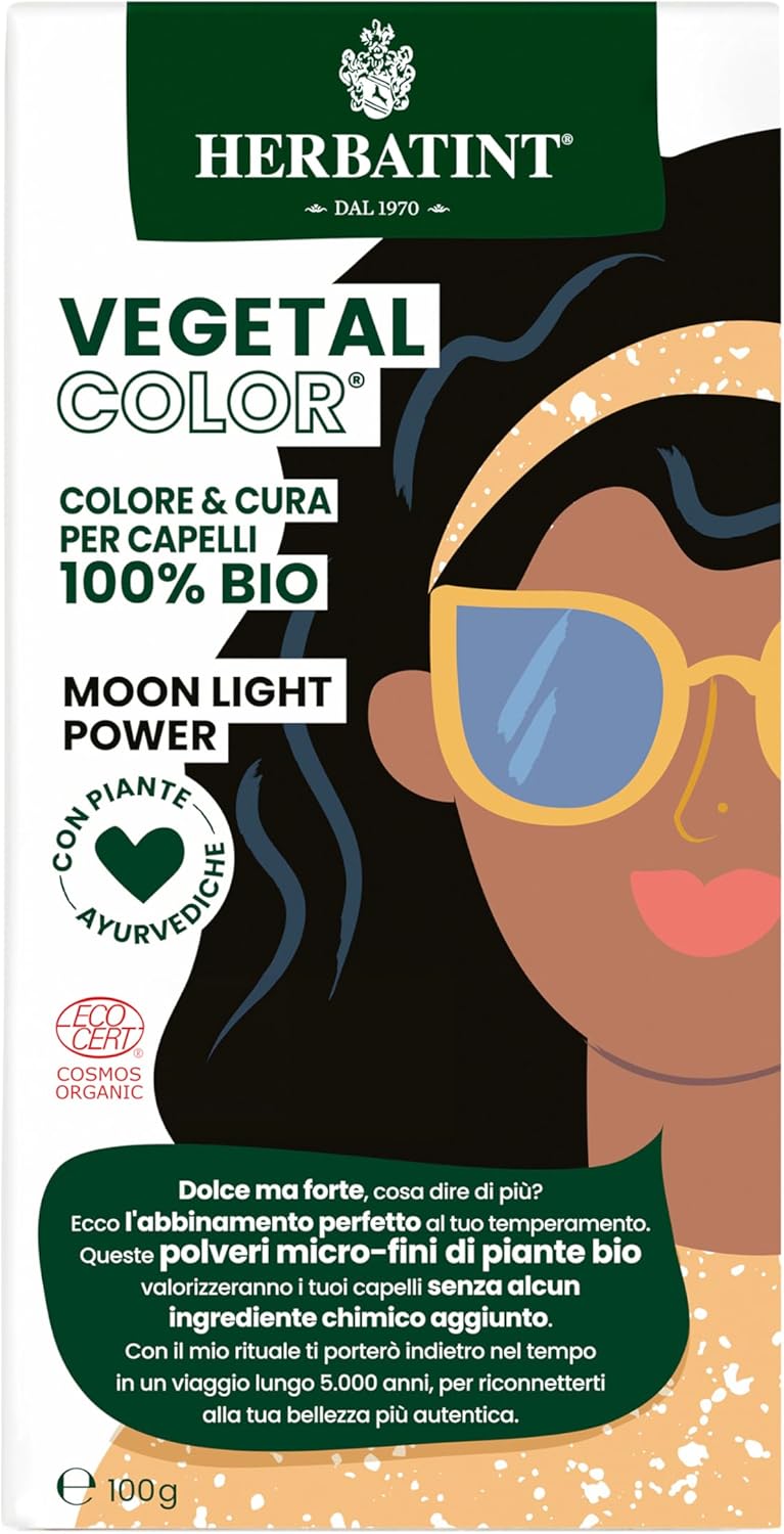 Herbatint Vegetal Organic Hair Color Moon Light Power 100g - Afro Hair Boutique