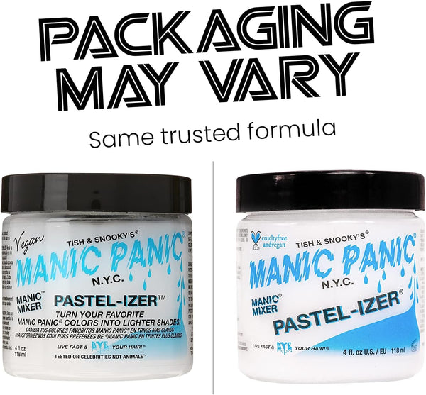 Manic Panic Pastel-Izer Mixer Creme Vegan Semi Permanent Hair Dye 118ml - Afro Hair Boutique