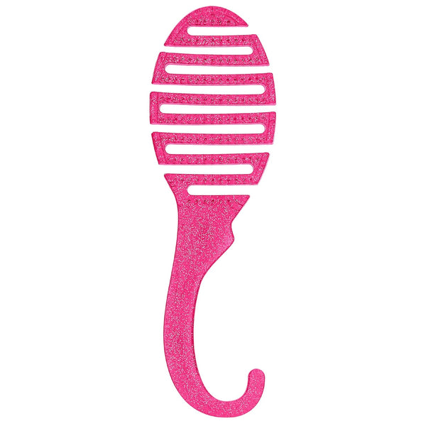 Wet Brush Shower Detangler Brush Pink Glitter