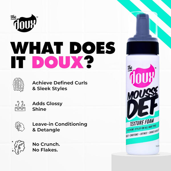 The Doux Mousse Def Texture Foam 100ml / 207ml - Afro Hair Boutique