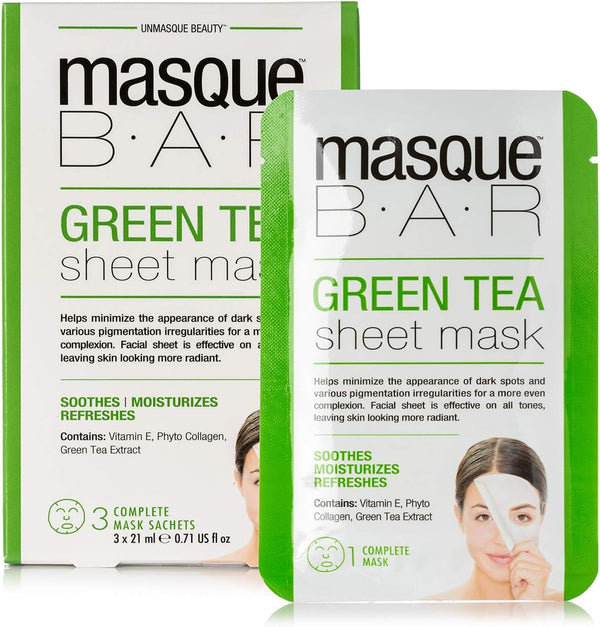Masque Bar Green Tea Sheet Mask 21ml