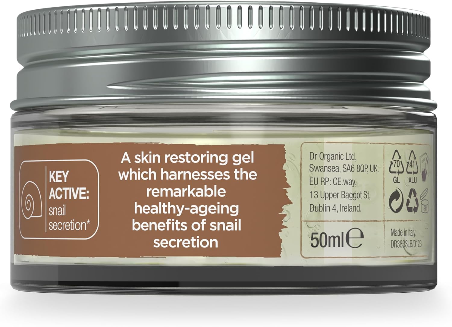 Dr Organic Tone And Restore Snail Gel 50ml