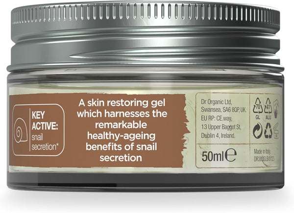 Dr Organic Tone And Restore Snail Gel 50ml