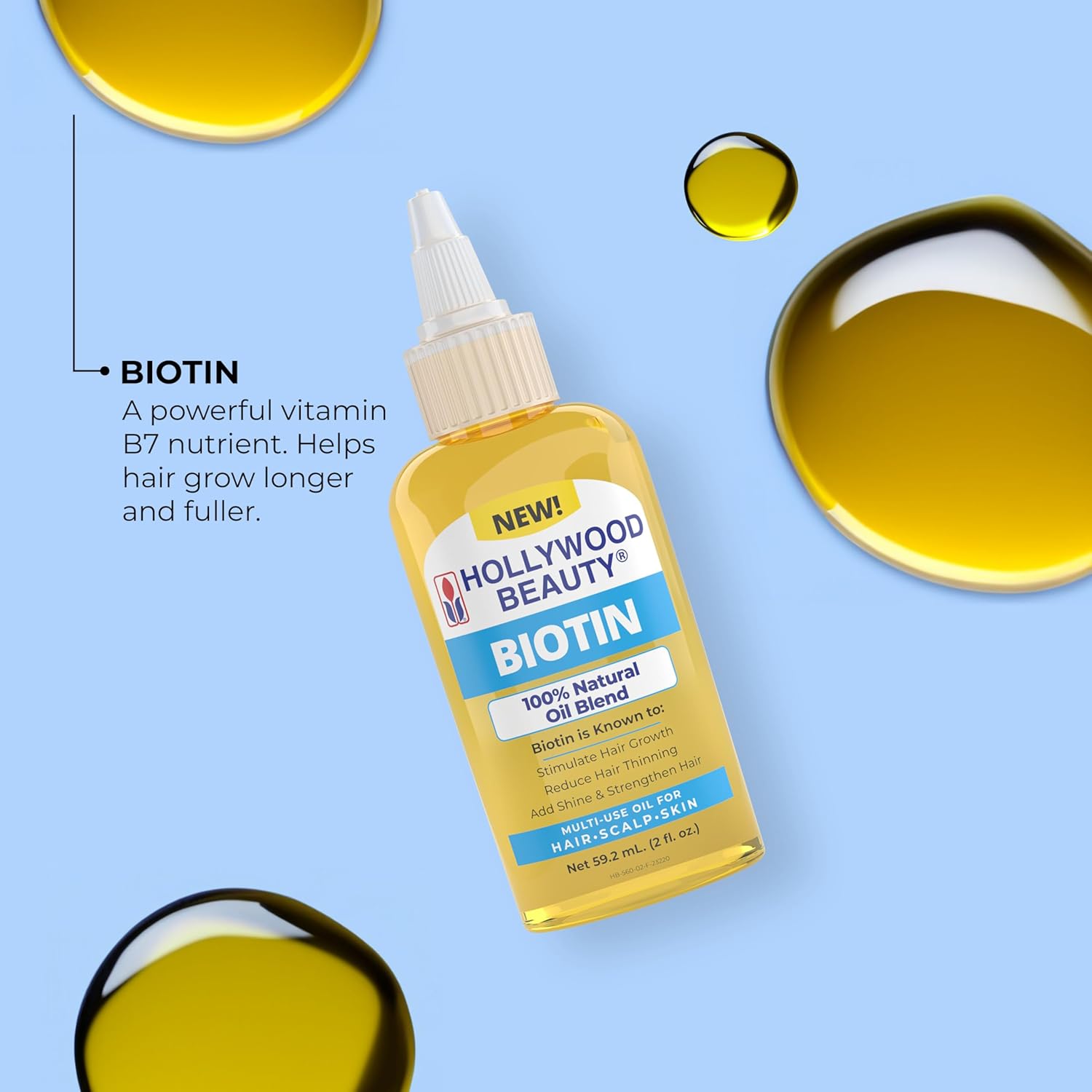 Hollywood Beauty Biotin Oil 59ml