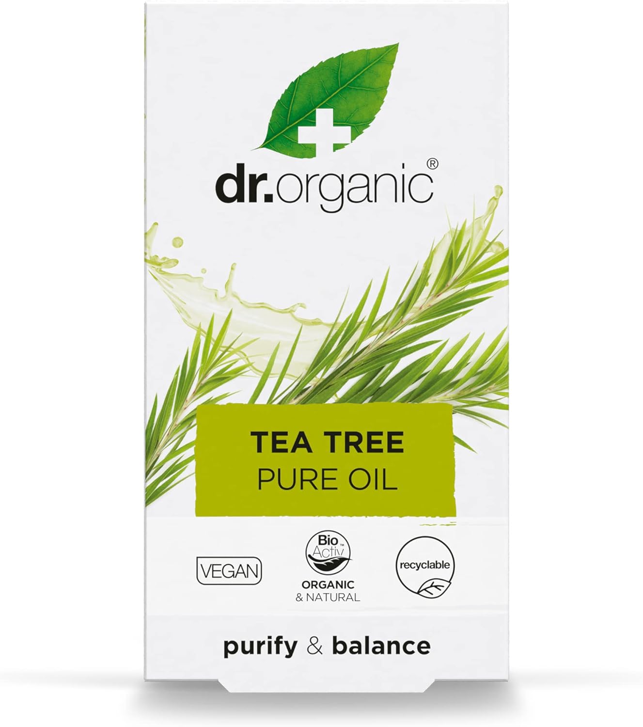 Dr Organic Bioactive Skincare Organic Tea Tree Pure Oil 10ml