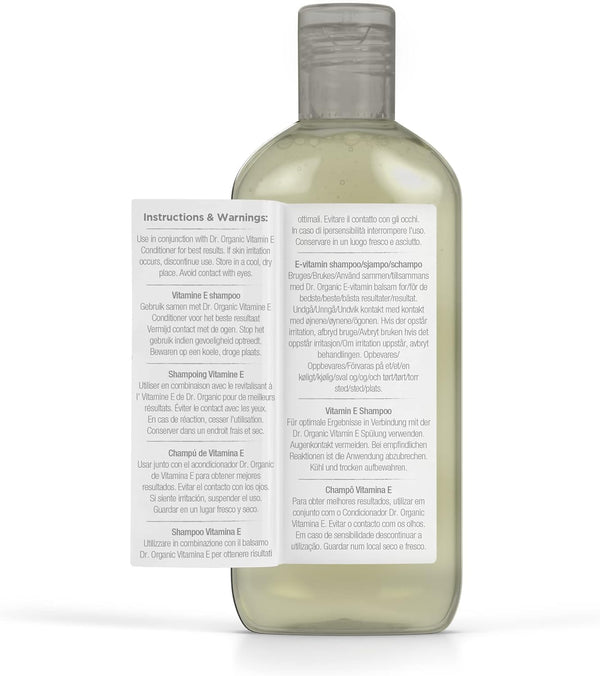 Dr Organic Hydrate And Restore Vitamin E Shampoo 265ml - Afro Hair Boutique