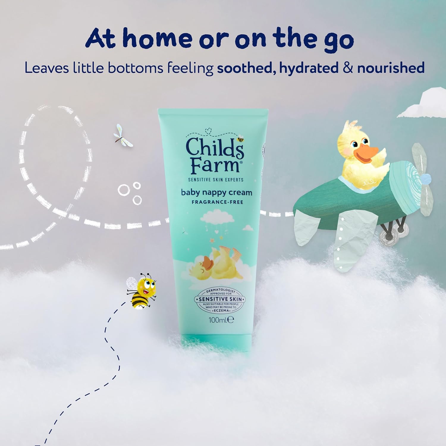 Childs Farm Fragrance Free Baby Nappy Cream 100ml