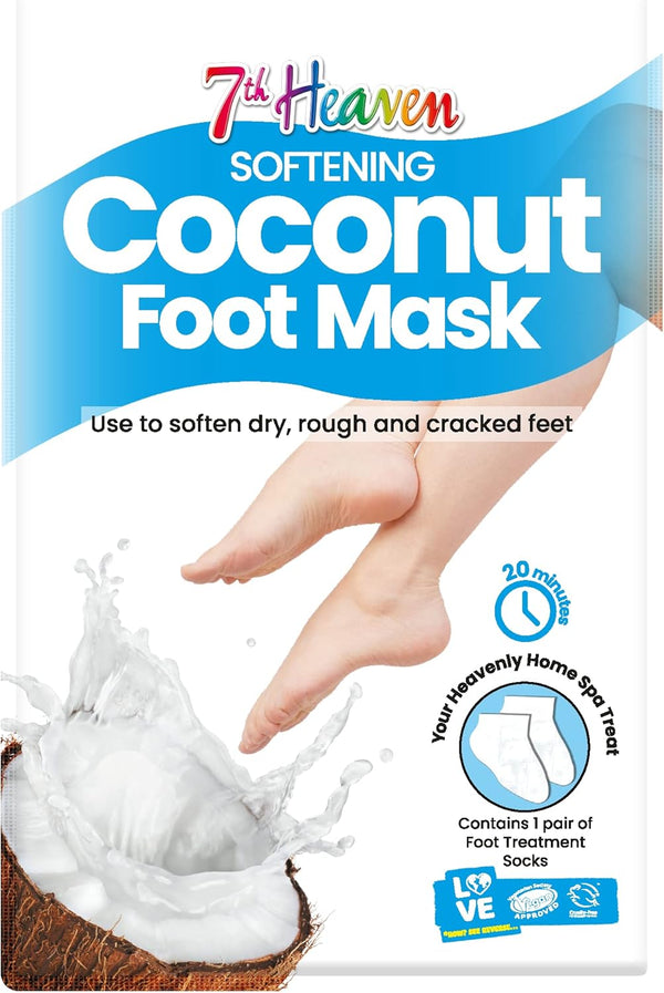 Montagne Jeunesse 7Th Heaven Softening Coconut Foot Mask - Afro Hair Boutique