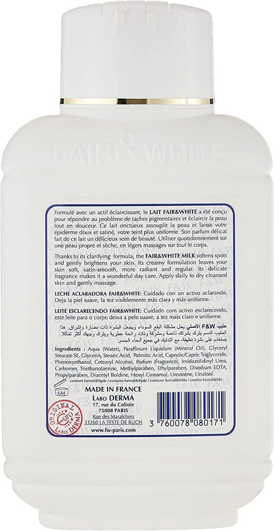 F & W Original Body Clearing Milk 485ml