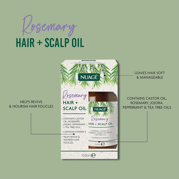 Nuage Rosemary Hair And Scalp Oil 100ml - Afro Hair Boutique
