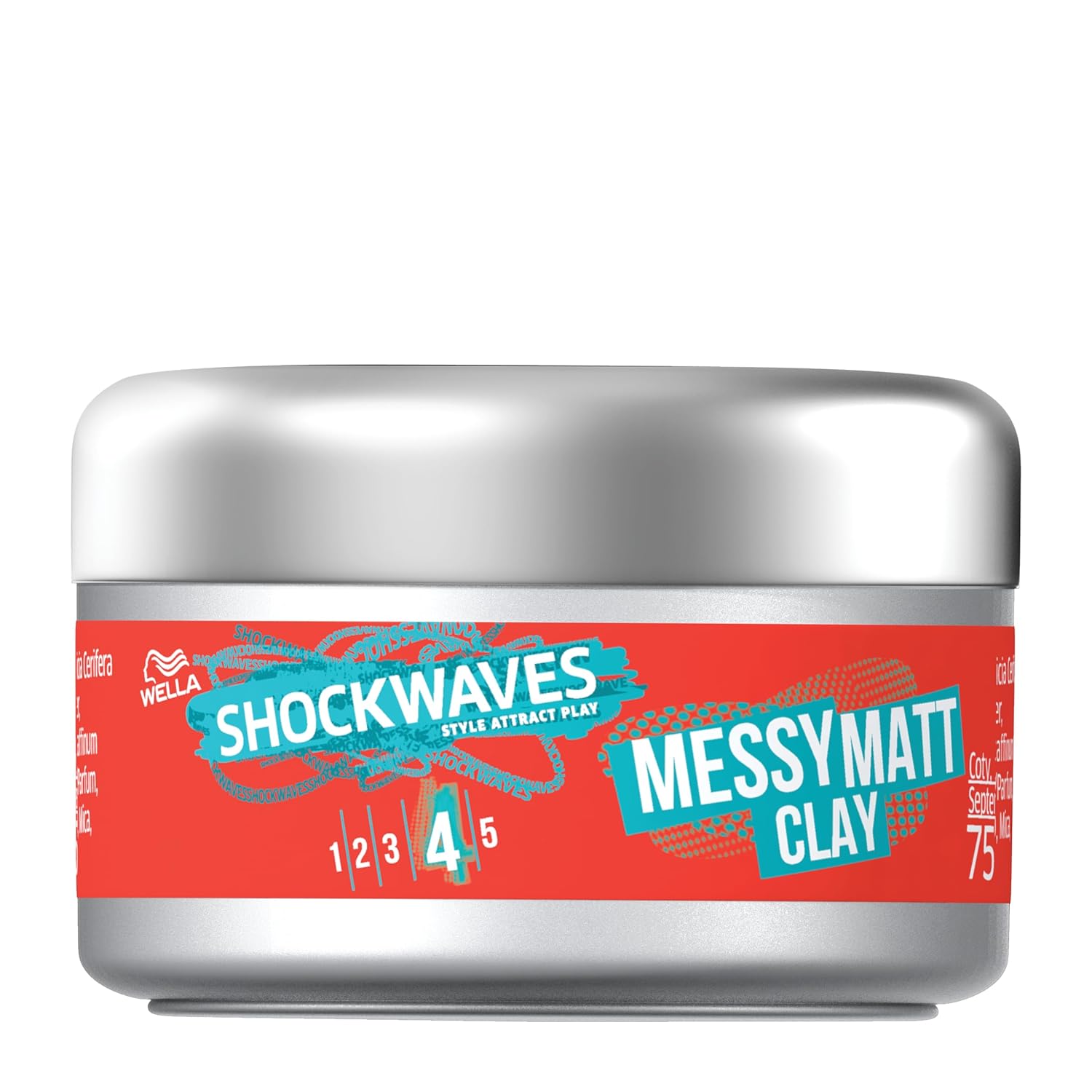 Wella Shockwaves Messy Matt 4 Clay 75ml