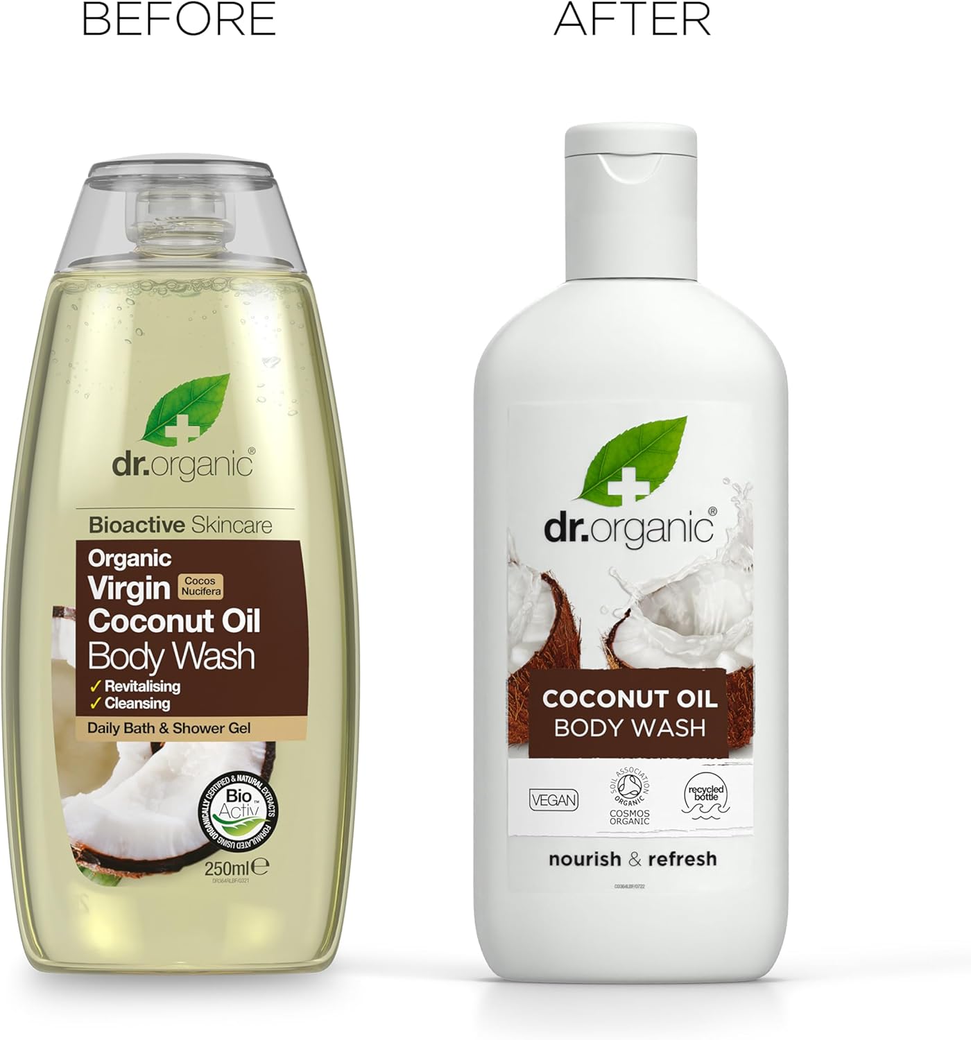 Dr Organic Organic Coconut Oil Body Wash 250ml