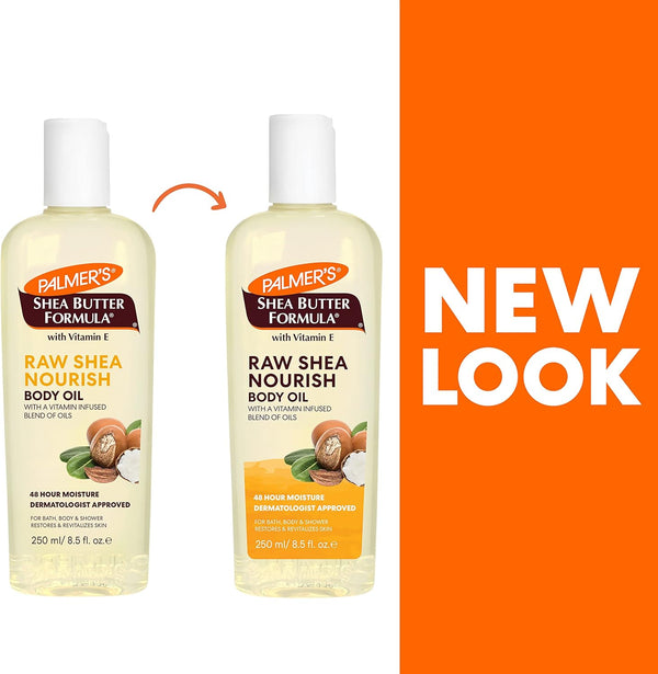 Palmers Raw Shea Nourish Body Oil 250ml - Afro Hair Boutique