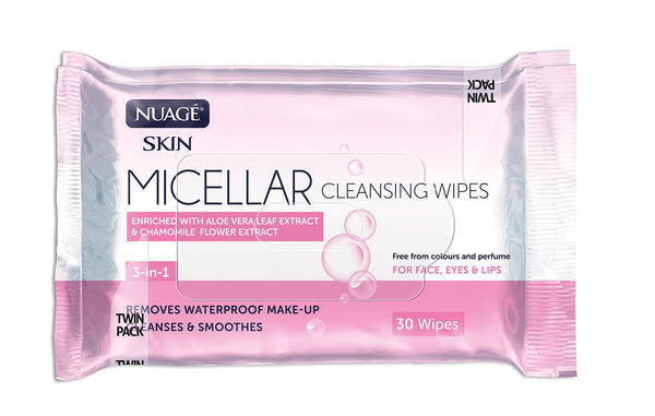 Nuage 3 In 1 Micellar Cleansing Wipes Twin Pack - Afro Hair Boutique