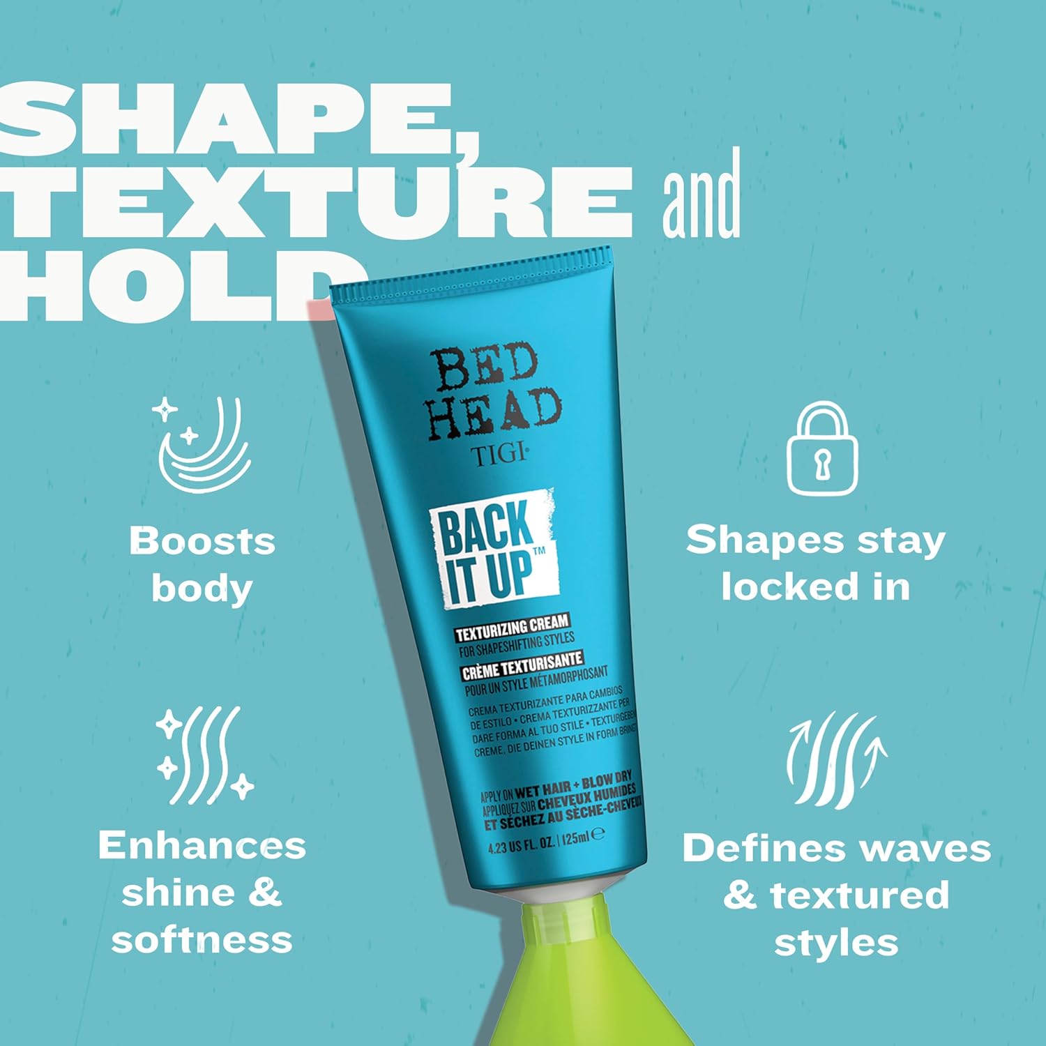 Tigi Bed Head Back It Up Texturizing Cream 125ml
