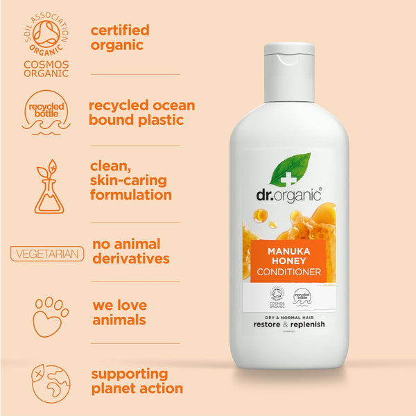 Dr Organic Restore And Replenish Manuka Honey Conditioner 265ml