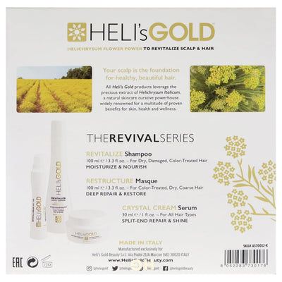 Helis Gold Hair And Scalp Therapy The Revival Series For Color Treated
