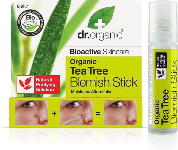 Dr Organic Bioactive Skincare Organic Tea Tree Blemish Stick 8ml - Afro Hair Boutique
