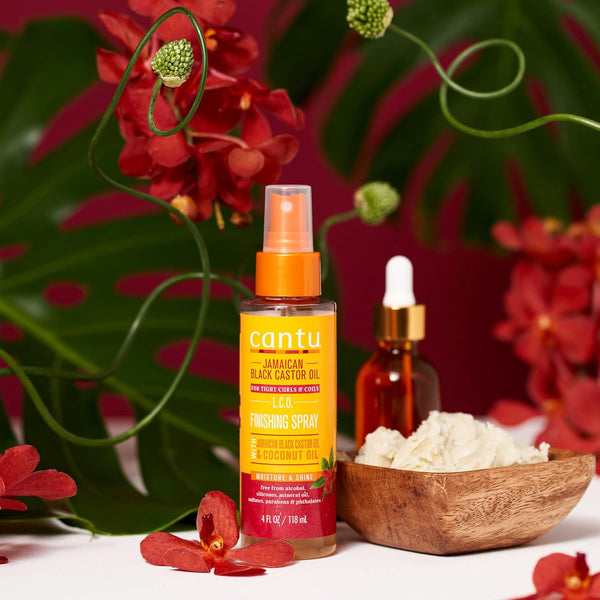 Cantu Jamaican Black Castor Oil Finishing Spray 118ml - Afro Hair Boutique