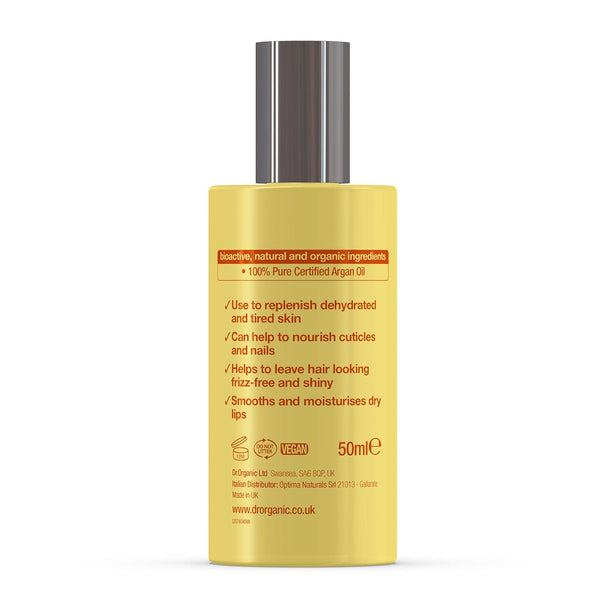 Dr Organic Bioactive Skincare Organic Moroccan Argan Multi Purpose Pure Oil 50ml - Afro Hair Boutique