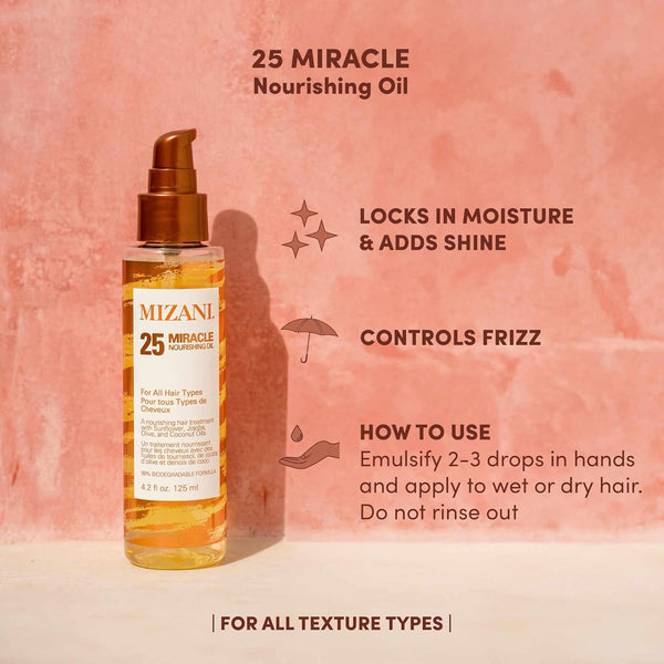 MIZANI 25 Miracle Nourishing Oil 125ml - Afro Hair Boutique