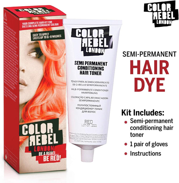 Color Rebel London Be Red Conditioning Hair Toner 100ml