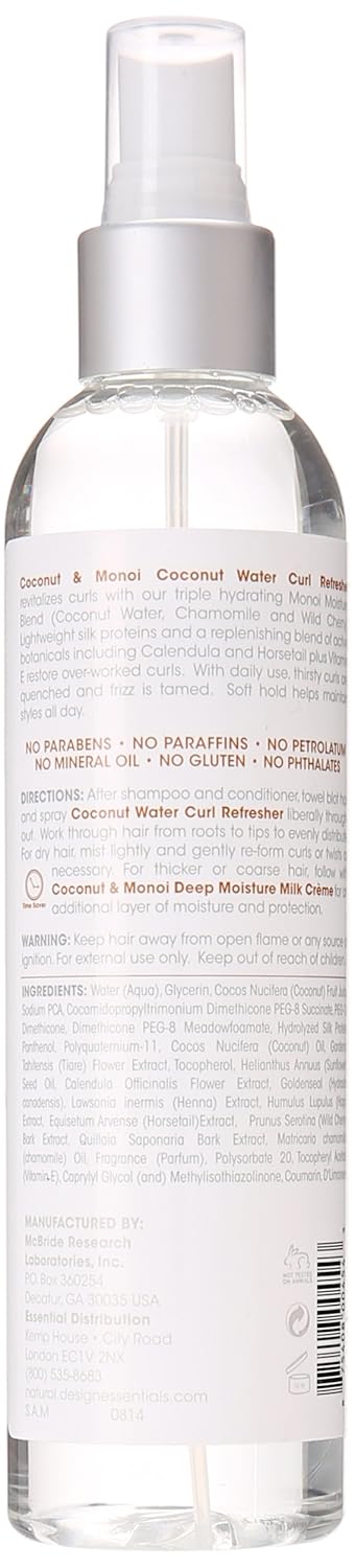 Design Essentials Coconut And Monoi Curl Refresher 236ml