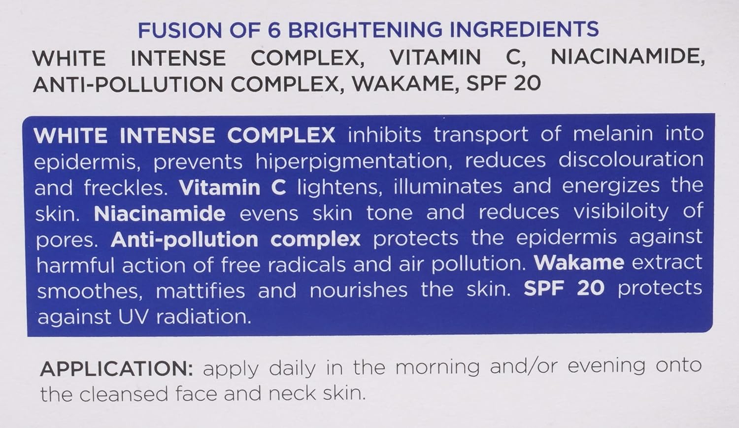 Eveline Skin Care Expert Double White Mattifying Cream SPF20 50ml