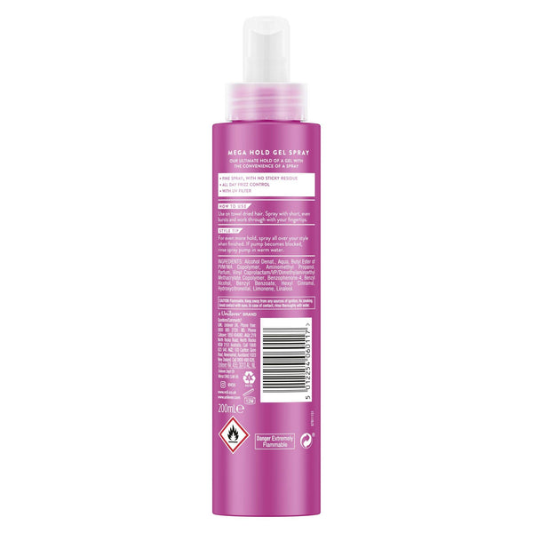 VO5 Megahold Control Gel Spray 200ml - Afro Hair Boutique