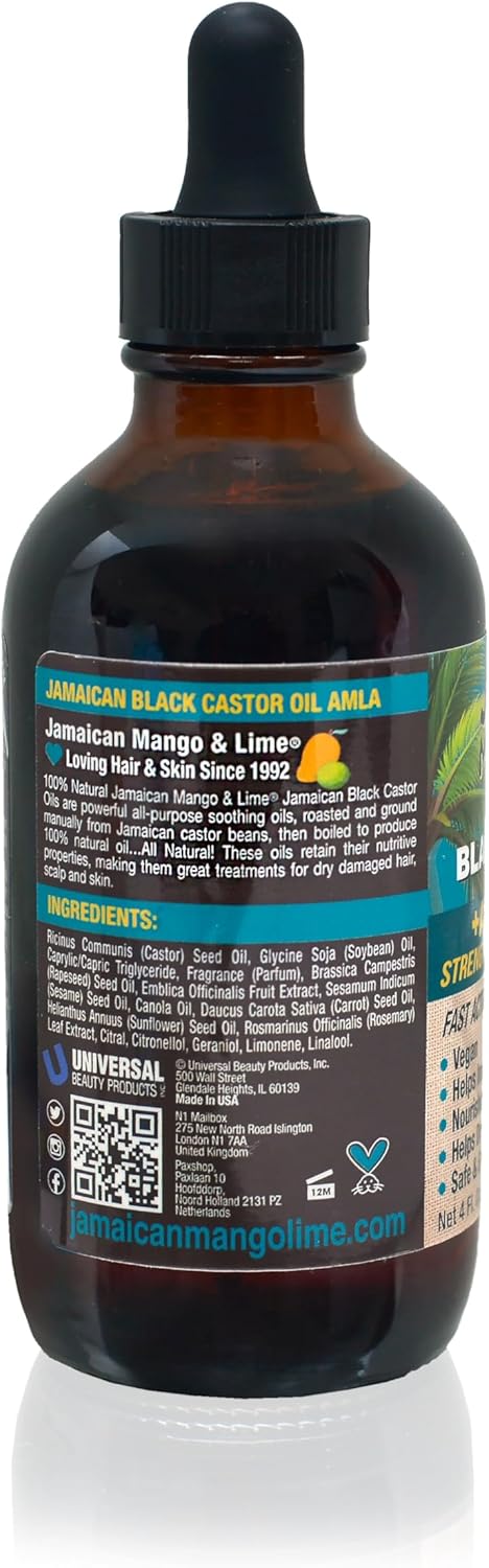 Jamaican Mango And Lime Black Castor Oil Amla 118ml / 237ml - Afro Hair Boutique