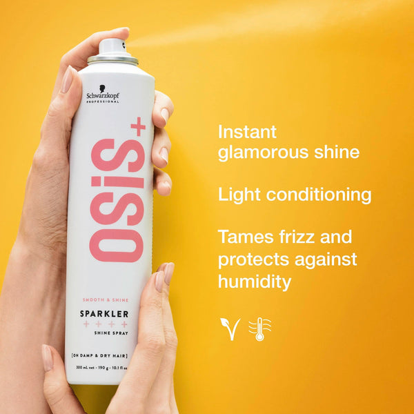 Schwarzkopf Osis Plus Smooth And Shine Sparkler Shine Spray - 300ml - Afro Hair Boutique