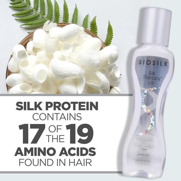 Farouk Systems Biosilk Silk Therapy Lite 15ml - 67ml / 167ml - Afro Hair Boutique