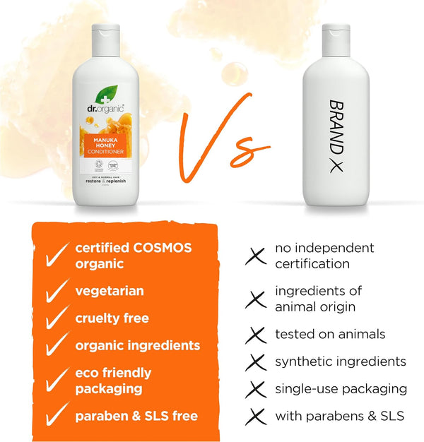 Dr Organic Restore And Replenish Manuka Honey Conditioner 265ml