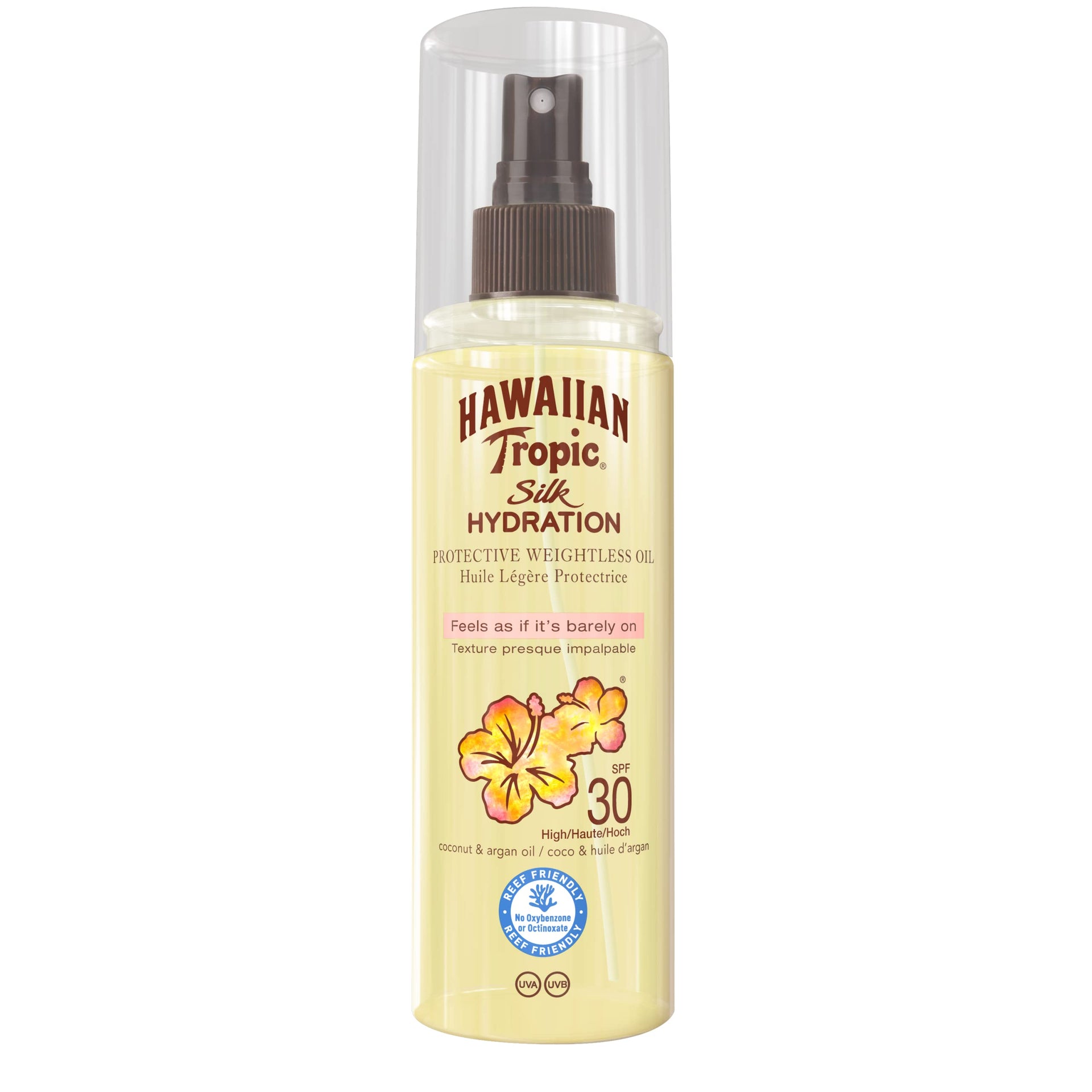 Hawaiian Tropic Silk Hydration Protective Weightless Oil SPF30 150ml