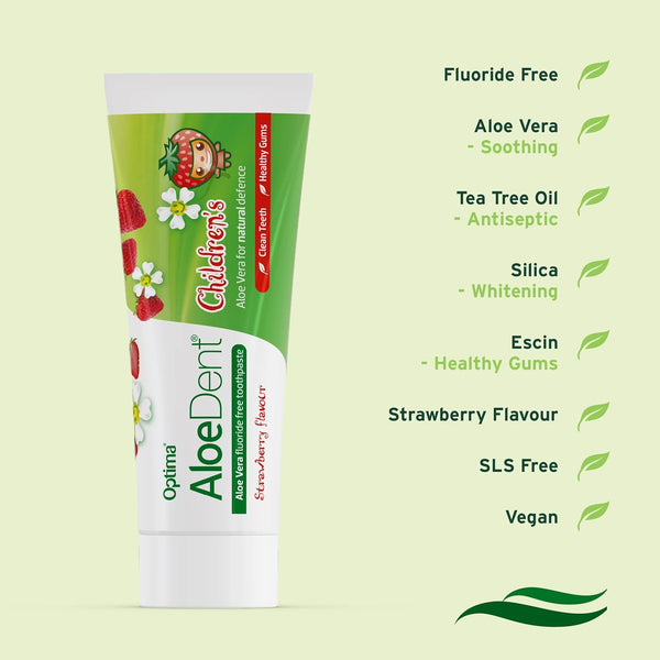 Aloedent Aloe Vera Flouride Free Toothpaste 50ml