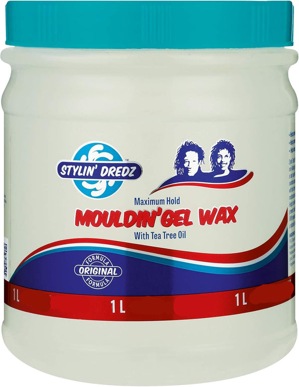 Stylin Maximum Hold Moulding Gel Wax With Tea Tree Oil 250ml / 1L - Afro Hair Boutique