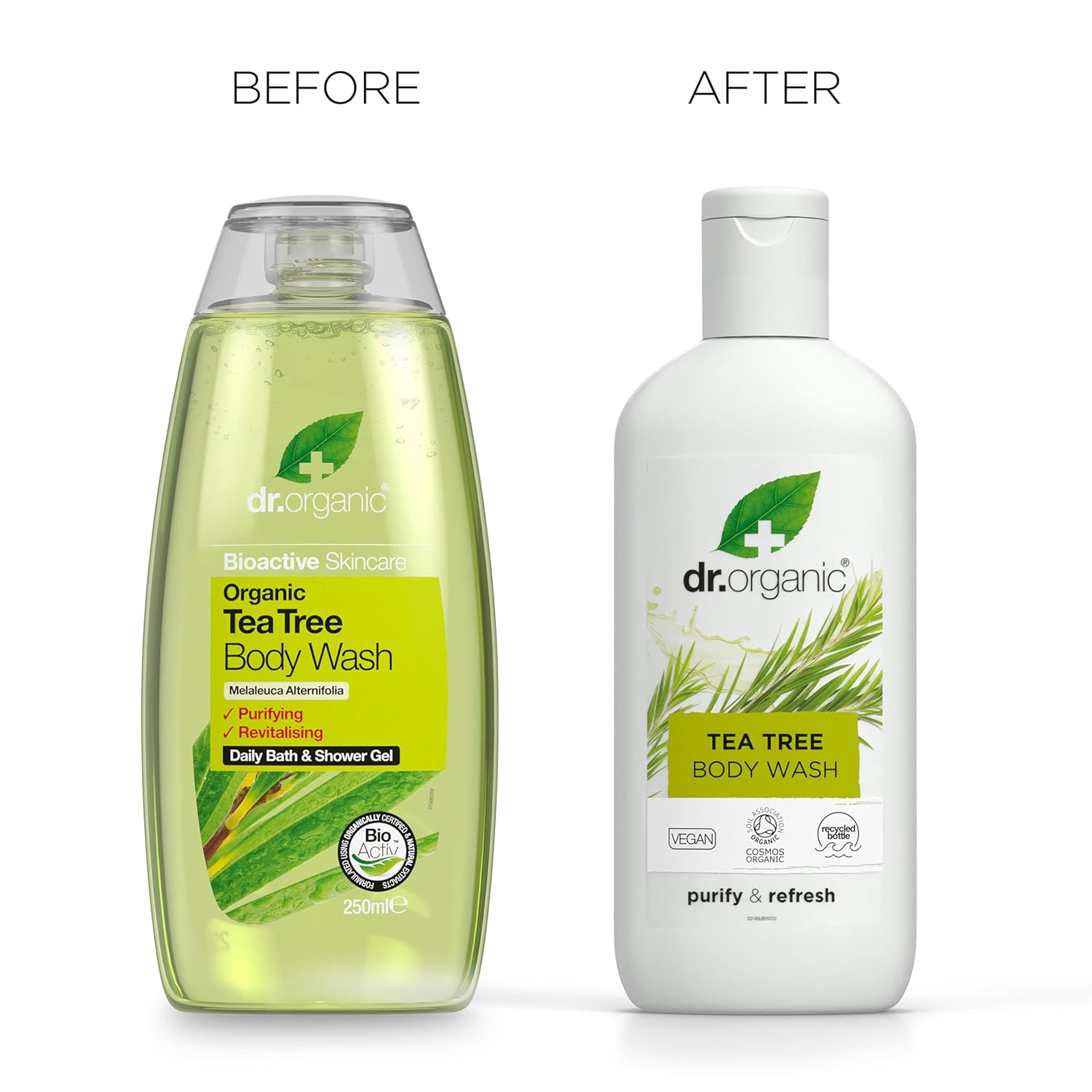 Dr Organic Bioactive Skincare Organic Tea Tree Body Wash 250ml
