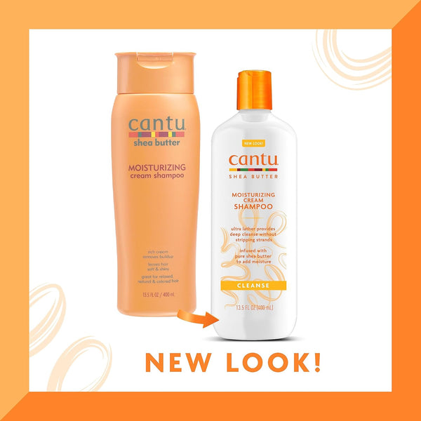 Cantu Shea Butter Moisturizing Cream Shampoo 400ml - Afro Hair Boutique