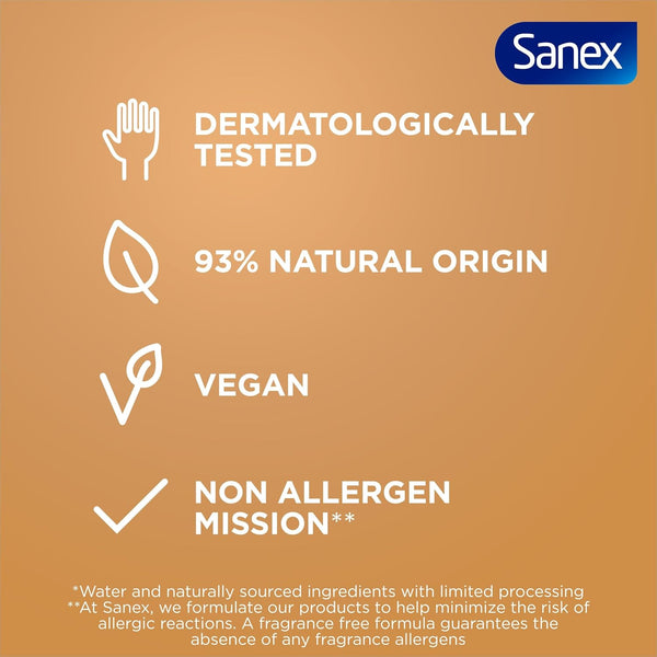 Sanex Zero Percentage Sensitive Skin Shower Gel 450ml