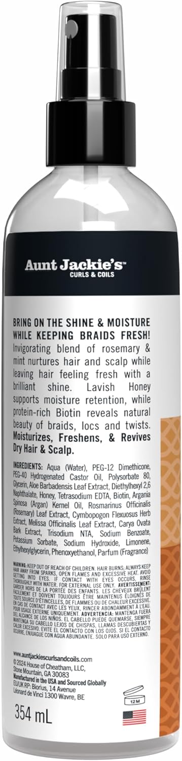 Aunt Jackie Oh So Strong Shine Biotin Honey Boosting Moisturiser 354ml - Afro Hair Boutique