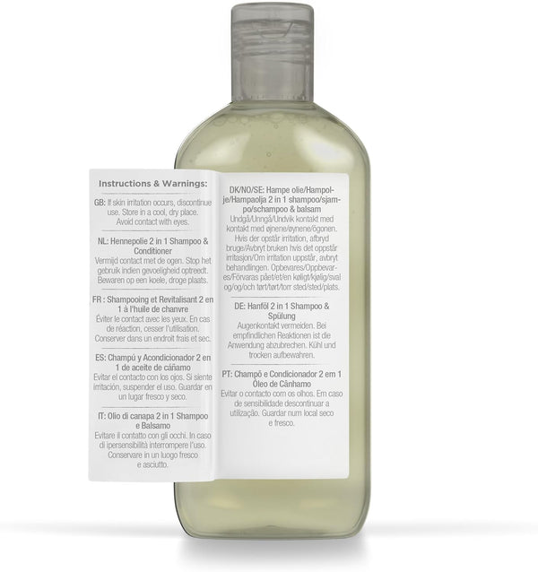 Dr Organic Bioactive Haircare Hemp Oil 2 In 1 Shampoo And Conditioner 265ml