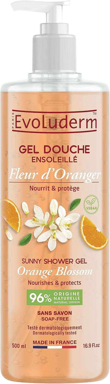 Evoluderm Orange Blossom Shower Gel 100ml / 500ml