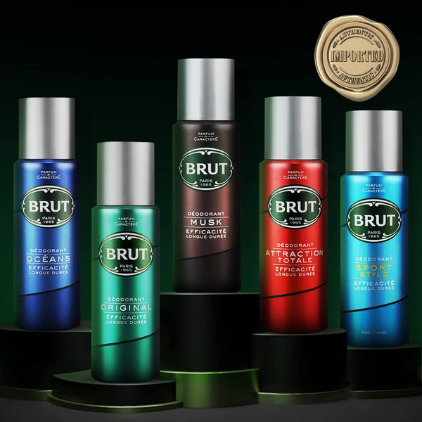 Brut Musk Deodorant Spray 200ml - Afro Hair Boutique