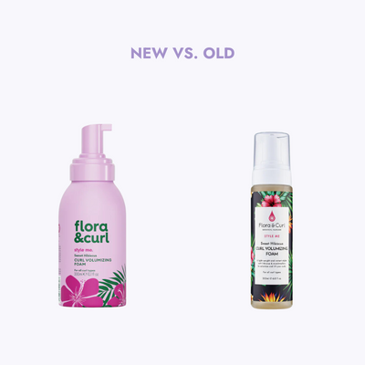 Flora And Curl Style Me Sweet Hibiscus Curl Volumizing Foam 300ml