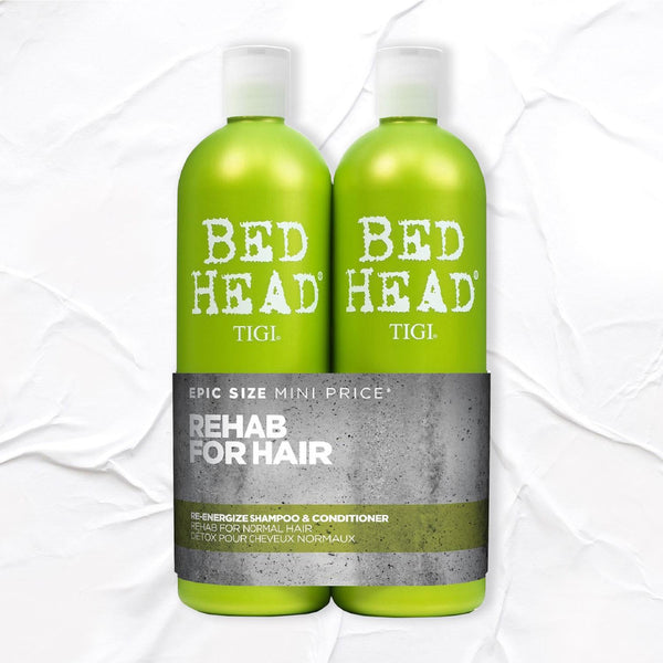 Bed Head by Tigi Urban Antidote Re-Energise Teen Shampoo & Conditioner Duo 750ml