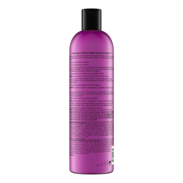 Bed Head by Tigi Dumb Blonde Shampoo for Hair Damage Protection 400ml / 750ml - Afro Hair Boutique